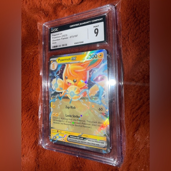 Pokemon CGC 9 Pawmot EX Holo (2023) from Obsidian Flames 073/197 - Picture 4 of 8
